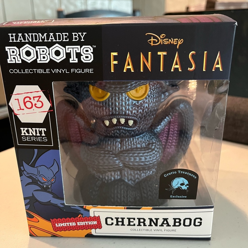 Disney Chernabog Knit Series Figure - Purple and Yellow funko